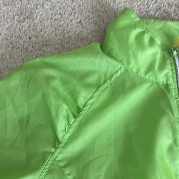 4/$20 ZELLA lime Green lightweight windbreaker women’s size large - Picture 4 of 9